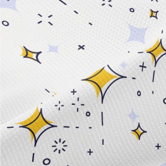 Simple Design Of Stars Piqué