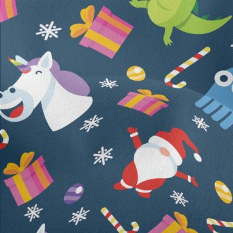 Christmas-themed Graphics Lightweight Performance Linen