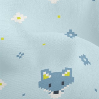 Cute Pixel Fox Lightweight Performance Linen