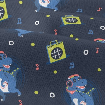 Dinosaur Dancing To Music Modern Jersey