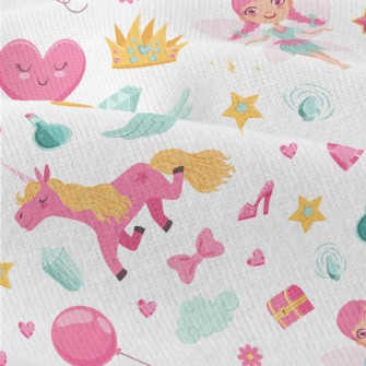 Bright Pink Unicorn Pattern Modern Jersey