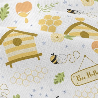 Cute Round Honey Bee Modern Jersey