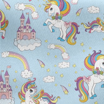 Bright And Realistic Rainbow P Jersey Backed Fleece