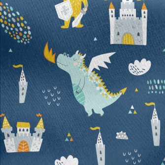 Fairy Tale Style Prince And Dr Jersey Backed Fleece
