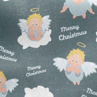 Chubby Little Angel Jersey Backed Fleece