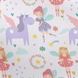 Cute And Beautiful Fairy And U Pongee