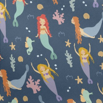 Mermaids In The Sea Pongee