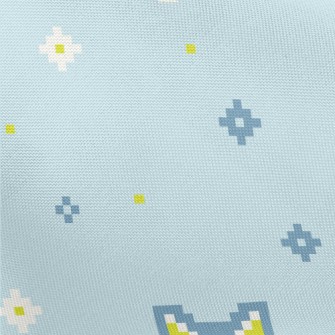 Cute Pixel Fox Pongee