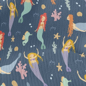 Mermaids In The Sea Stretch Jersey