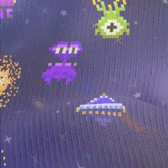 Pixel Style Alien Stretch Jersey