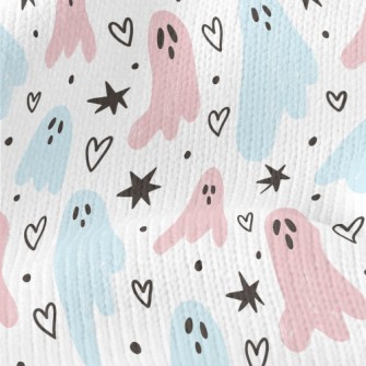 Simple Cute Ghost Stretch Jersey