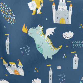 Fairy Tale Style Prince And Dr Lightweight Cotton Poplin