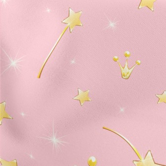 Bright Twinkling Stars Lightweight Cotton Poplin