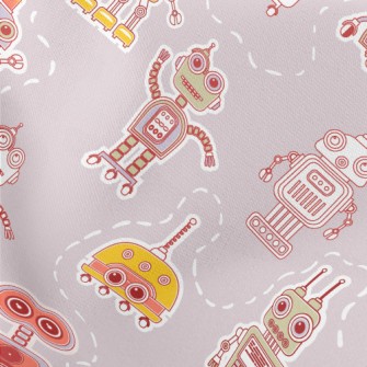 Various Robots Lightweight Cotton Poplin