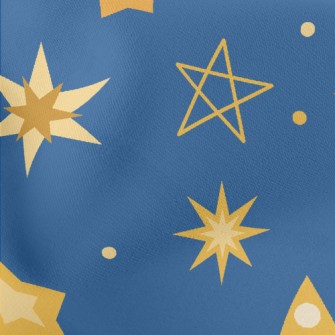 Shining And Beautiful Stars Lightweight Cotton Poplin