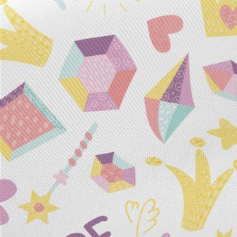 Bright And Shiny Gemstones Midweight Cotton Poplin