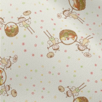 Small Hand-painted Dots And Fa Chiffon