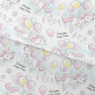 Beautiful Cartoon Rainbow Pony Waterproof Oxford