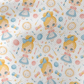 Cute Girl Dress Up Doll Waterproof Canvas