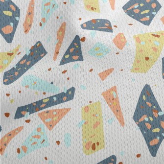 Square Graphics Of Different S Athletic Mesh Flat Back