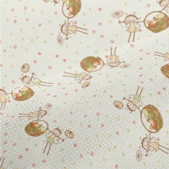Small Hand-painted Dots And Fa Performance Linen