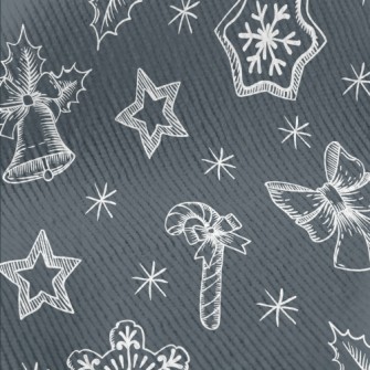 Simple Lines Of Christmas Item Standard Corduroy