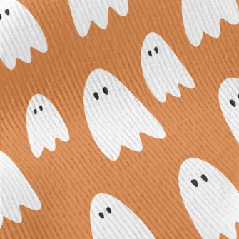 Cute Pure White Ghost Standard Corduroy