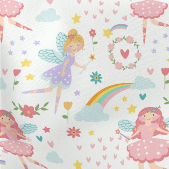 Beautiful And Elegant Fairies Stretch Ponte