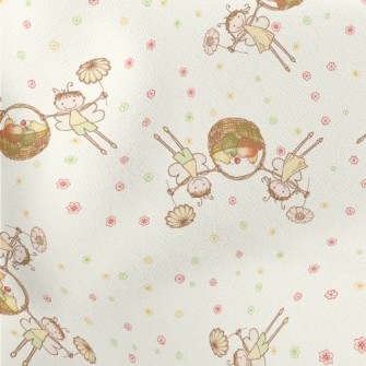 Small Hand-painted Dots And Fa Stretch Ponte