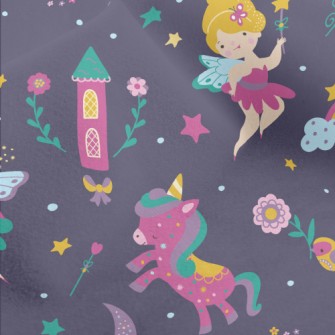 Fairy In Fantasy Wonderland Micro Fleece