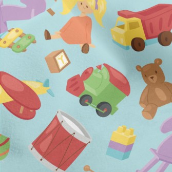 Cute Children&#39;s Toy Graphi Micro Fleece