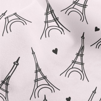 The Eiffel Tower With Simple L Micro Fleece