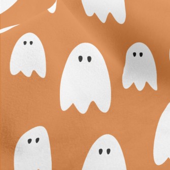 Cute Pure White Ghost Micro Fleece