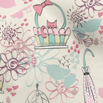 Simple And Colorful Hand-paint Micro Fleece