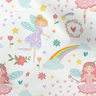 Beautiful And Elegant Fairies Micro Fleece