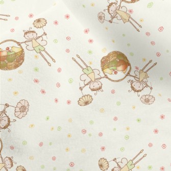 Small Hand-painted Dots And Fa Micro Fleece