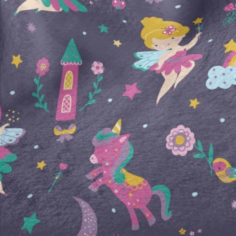 Fairy In Fantasy Wonderland Minky