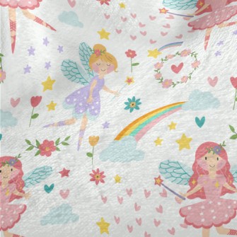 Beautiful And Elegant Fairies Minky