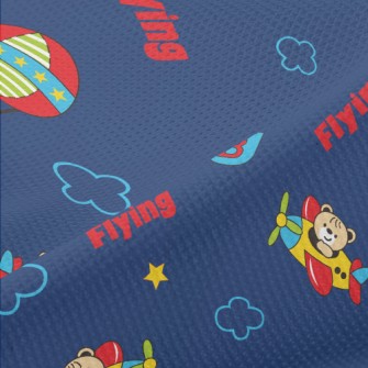 Children's Cute Hot Air Ba Piqué