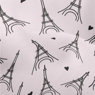 The Eiffel Tower With Simple L Lightweight Performance Linen