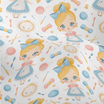 Cute Girl Dress Up Doll Lightweight Performance Linen