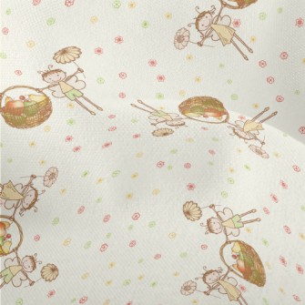 Small Hand-painted Dots And Fa Lightweight Performance Linen