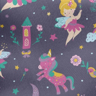 Fairy In Fantasy Wonderland Jersey Backed Fleece