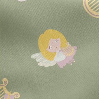 Lovely Holy Angel Jersey Backed Fleece