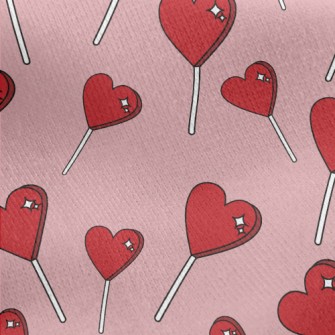 Colorful And Delicious Heart L Jersey Backed Fleece