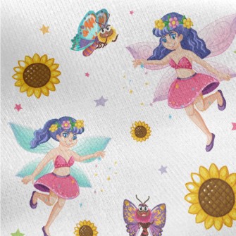 Realistic Fantasy Fairy Jersey Backed Fleece