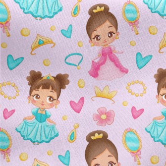 Cute And Beautiful Princess Jersey Backed Fleece