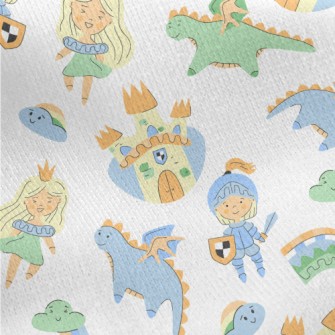 Cute And Creative Princess And Jersey Backed Fleece