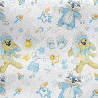 Realistic And Childlike Baby P Jersey Backed Fleece