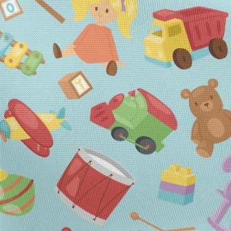 Cute Children&#39;s Toy Graphi Pongee
